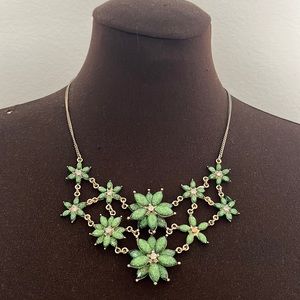 Green Flower Necklace